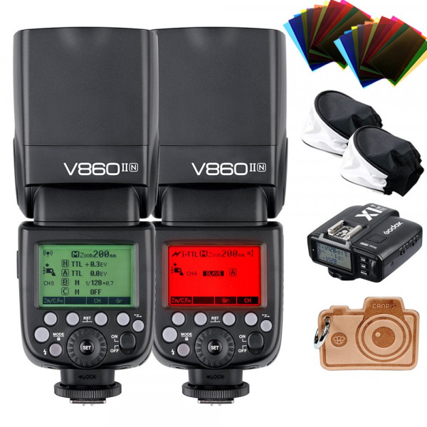 Godox VING v860iin 2,4 G GN60 I-TTL HSS 1/8000s Flash Akku Li-Ion Kamera Speedlite mit x1 N Wireless Flash Trigger Eigenschaften 1,5 Sekunden blitzfolgezeit 650 Ful Power-Pops für Nikon DSLR Kameras-35